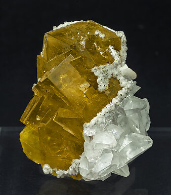 Fluorite with Calcite and Baryte.