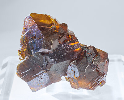 Sphalerite with Calcite. Front with light behind