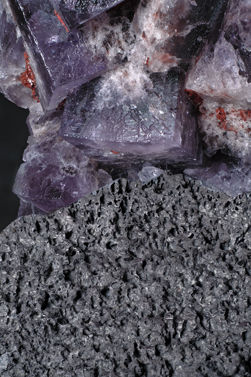 Fluorite with Galena. Detail / Photo: Joaquim Calln