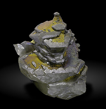 Calcite with Pyrite.