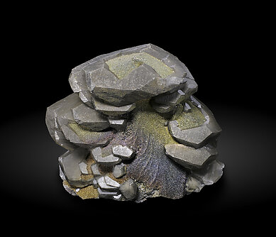 Calcite with Pyrite. Rear / Foto: Joaquim Calln