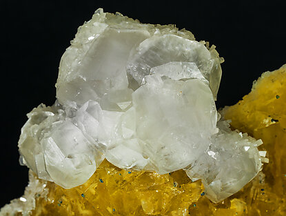 Fluorite with Calcite and Baryte. 
