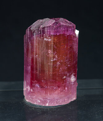 Elbaite-Schorl Series (variety rubellite) with Microcline. Front