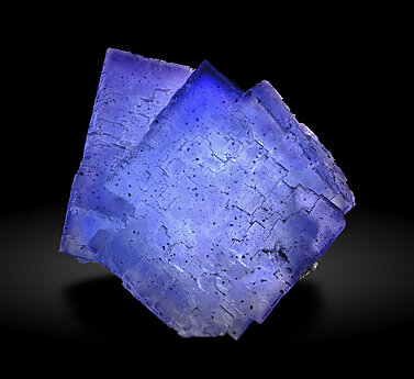Fluorite with Quartz. Front with light behind / Photo: Joaquim Calln