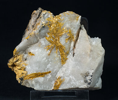 Ardennite-(As) with Hematite, Rutile and Quartz. 