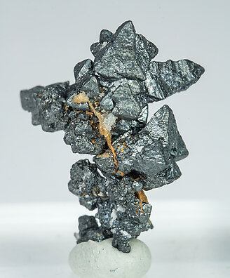 Acanthite with Siderite. Rear