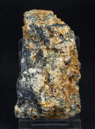Cerussite with Galena. Front