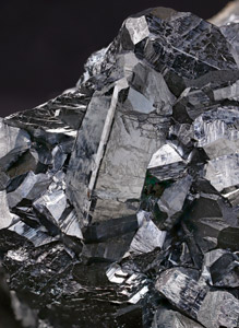 Chalcocite with Pyrite. Detail / Photo: Joaquim Calln