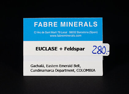 Euclase with Feldspar