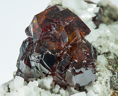 Sphalerite with Dolomite and Calcite. 
