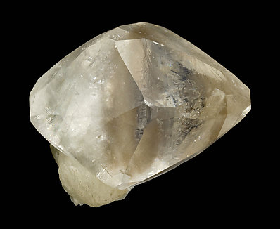 Doubly terminated Calcite with inclusions. Front