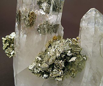 Quartz with Arsenopyrite & inclusions. 