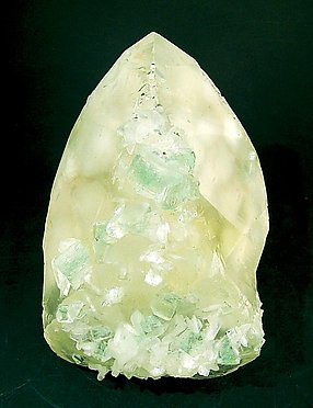 Calcite with Okenite inclusions. 