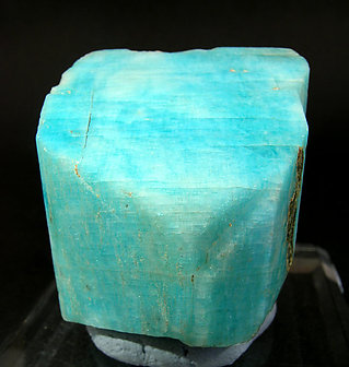 Microcline (variety amazonite). Front