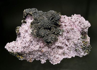 Cobaltoan Dolomite with Marcasite and Goethite. 