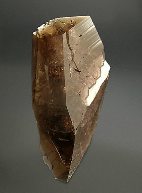 Axinite-(Fe) with Calcite. Front