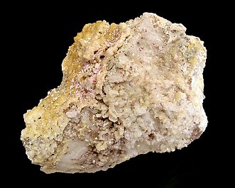 Zanazziite (manganoan) with Kosnarite and Albite. Side
