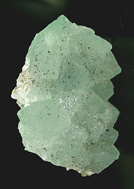 Octahedral Fluorite with Pectolite. 