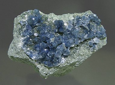 Blue Quartz with Magnesioriebeckite inclusions. 
