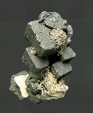 Acanthite with Silver. Side