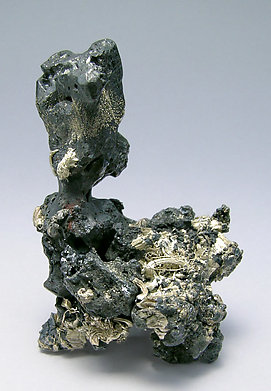 Acanthite with Silver. Side
