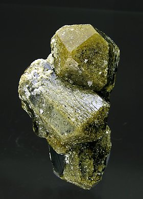 Vesuvianite with Grossular. Front