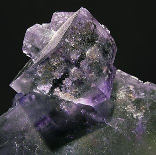 Fluorite with inclusions. 
