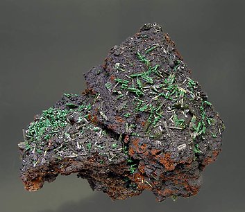 Olivenite with Malachite. 