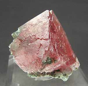 Octahedral Fluorite with Albite. Side