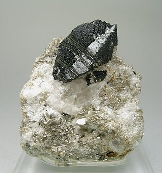 Cassiterite with Quartz and Muscovite. 