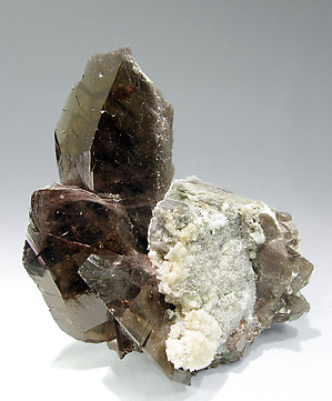 Axinite-(Fe) with Calcite. Side