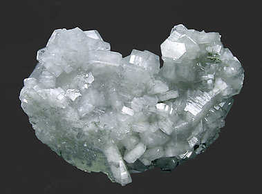 Fluorapatite with Siderite and Pyrite. Rear
