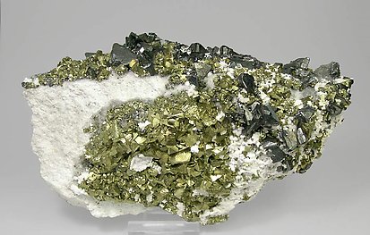 Chalcopyrite with Tetrahedrite and Dolomite. 