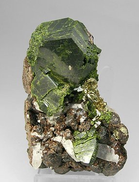 Epidote with Andradite and Pyrite. 