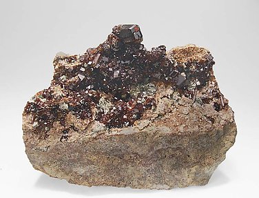 Grossular (hessonite) with Clinochlore. 