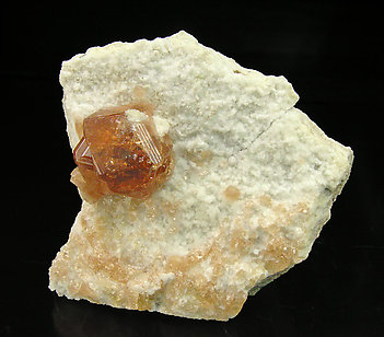 Grossular (hessonite) with Albite. 