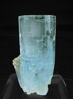 Beryl (variety aquamarine) with Muscovite.