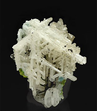 Cerussite with Duftite and Gartrellite. Front