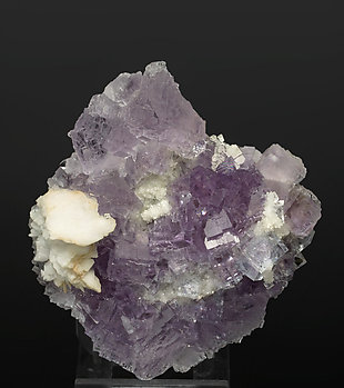 Fluorite with Barite and Quartz.