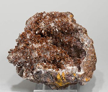 Vanadinite with Calcite. 