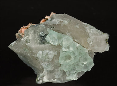Fluorite with Quartz and Orthoclase. Front