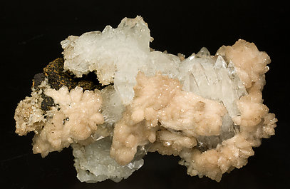 Olmiite with Calcite. Side