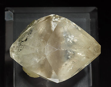 Doubly terminated Calcite with inclusions. Top