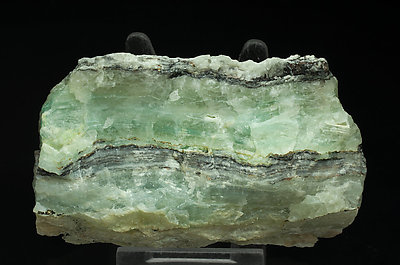 Calcite with Aurichalcite inclusions (variety zeiringite). Front