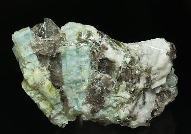 Beryl with Quartz, Orthoclase and Muscovite. 