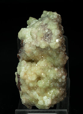 Smithsonite with Cuprite inclusions. Front