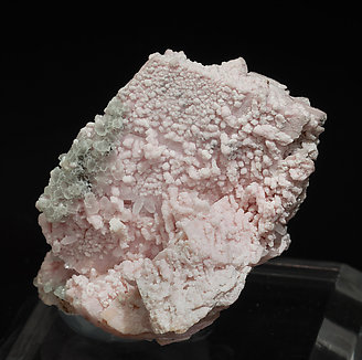 Rhodochrosite with Calcite and Sphalerite. Front