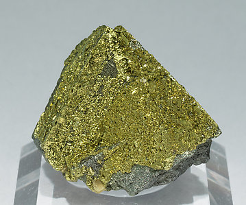 Chalcopyrite coating Tetrahedrite. Front