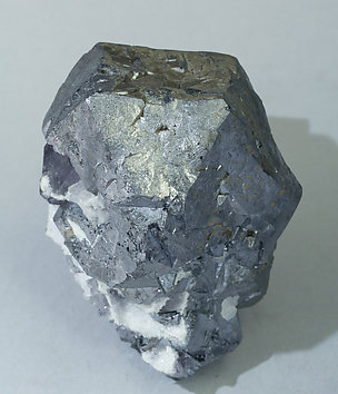 Galena with Pyrite and Fluorite. Side