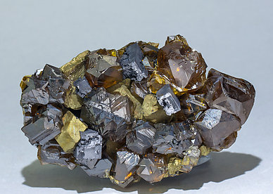 Sphalerite with Chalcopyrite and Galena. 